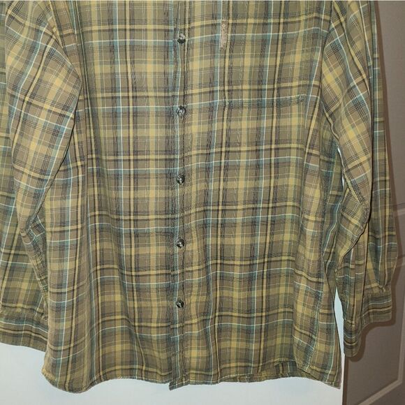 Columbia Men's Plaid Cotton Button Down Shirt - Picture 5 of 14